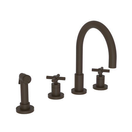 NEWPORT BRASS Kitchen Faucet With Side Spray in Oil Rubbed Bronze 9911/10B